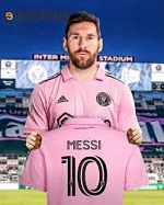 Pink Messi jersey